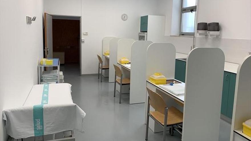 El centro de salud de Calatayud remodela su sala de extracciones