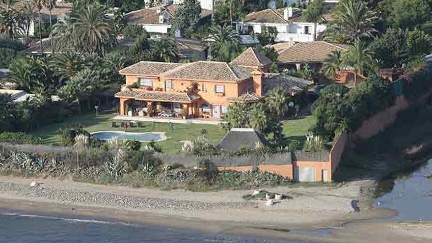 Imagen del chalé de Antonio Banderas en Marbella.
