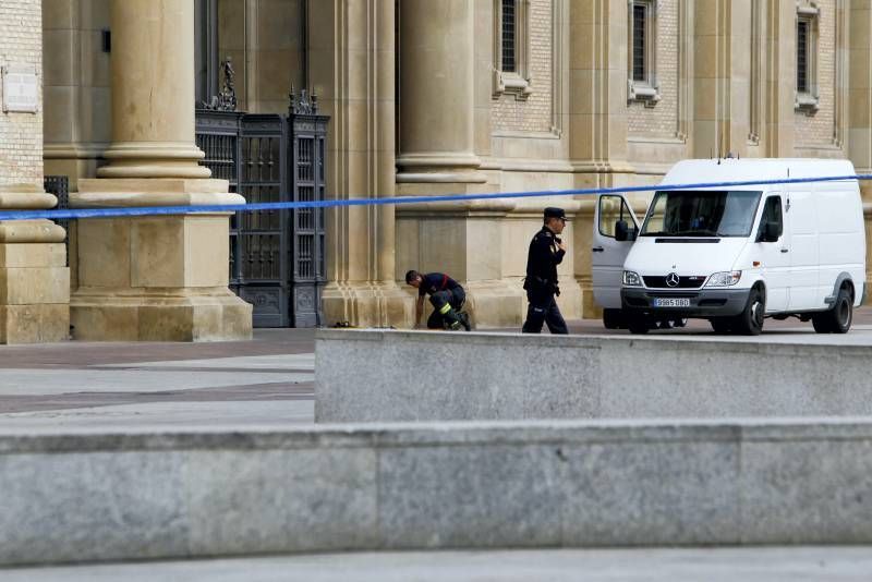 Fotogalería: Explosión en el interior de la basílica del Pilar