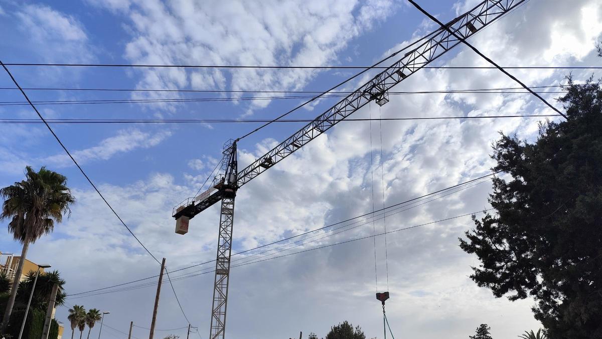 Construcción de viviendas en Can Bonet.