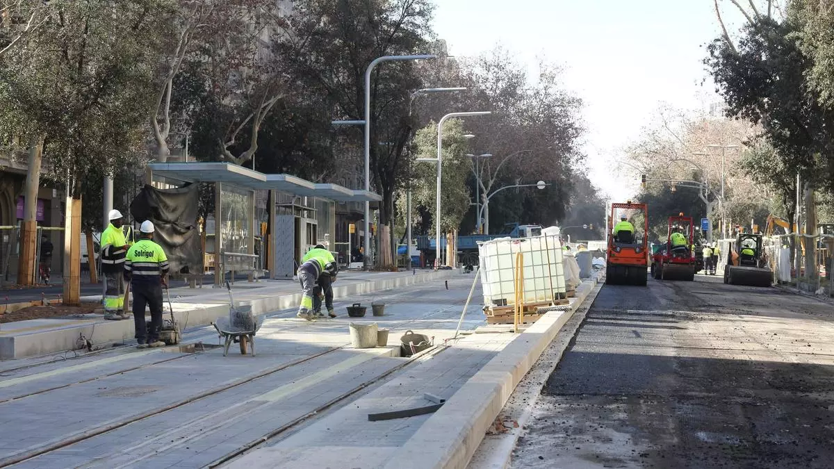 La nueva Diagonal de Girona a Glòries se estrenará en marzo con los vecinos agotados por las obras