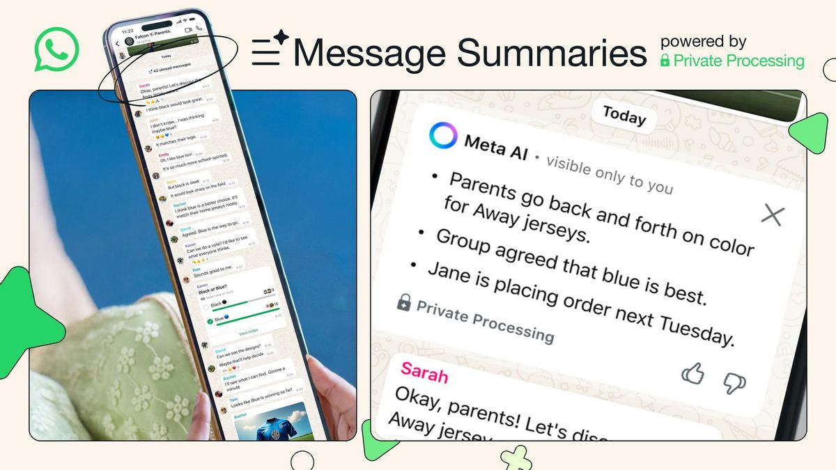 El resumen de mensajes llega a Whatsapp