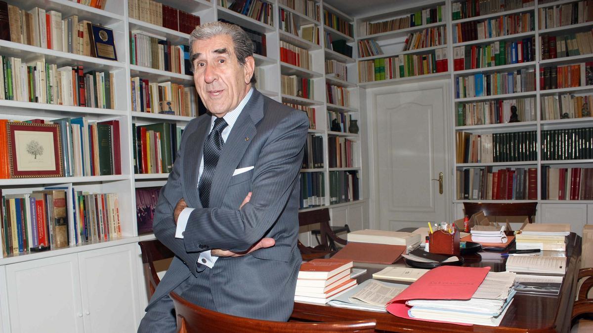 Fernando Suárez, en su despacho de Madrid, durante la conversación con LA NUEVA ESPAÑA