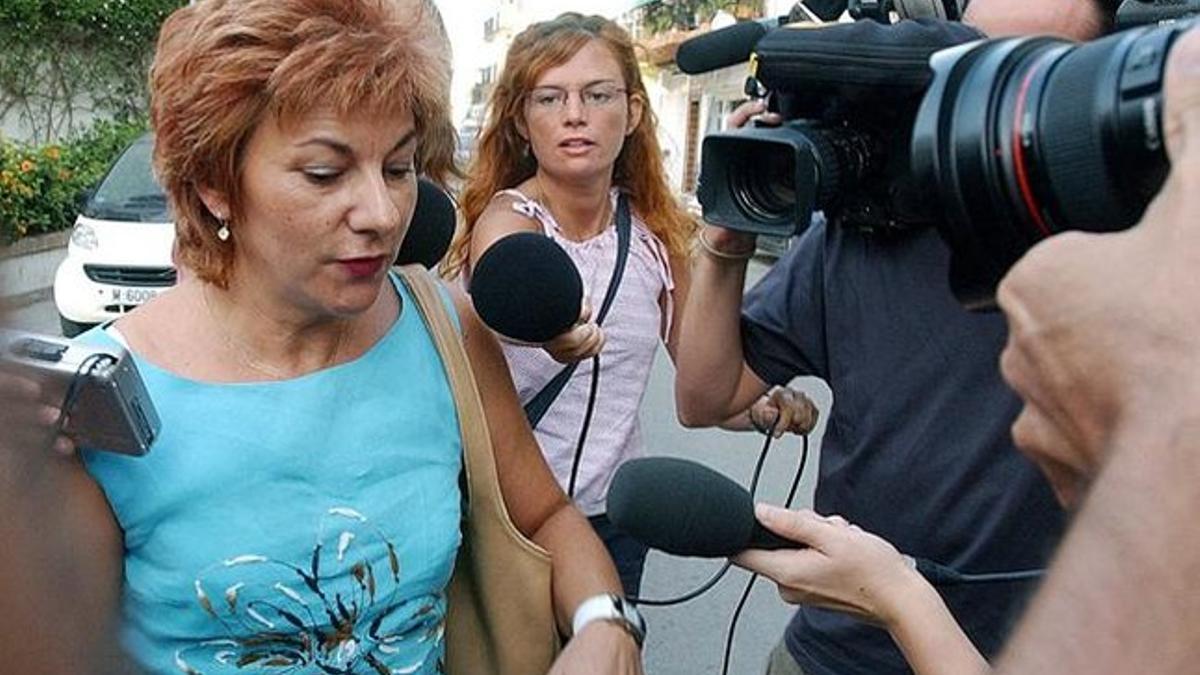 Dolores Vázquez, en el juzgado de Fuengirola en el 2004.