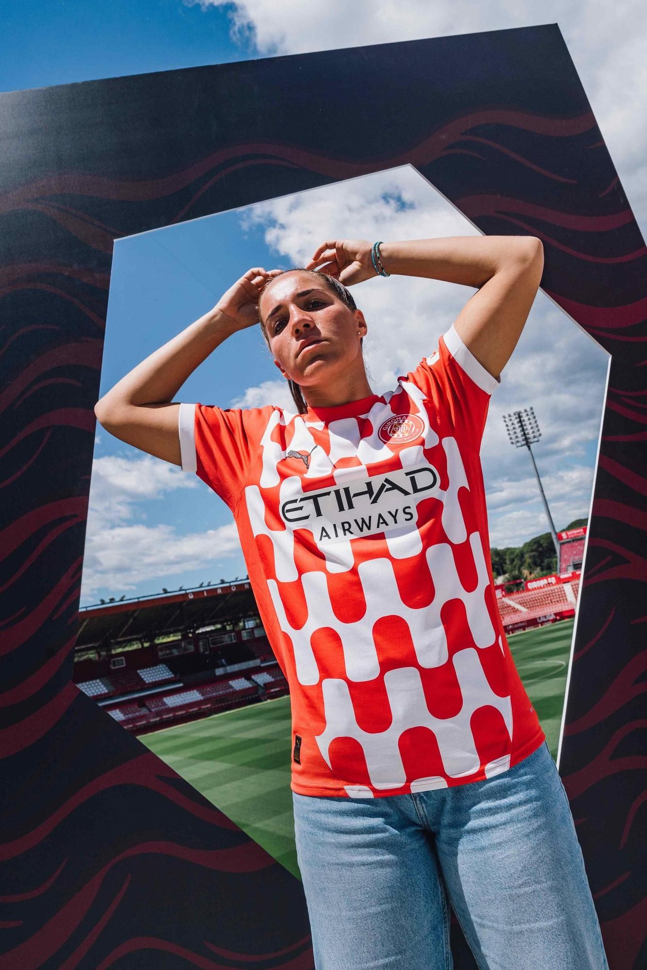 Les imatges de la nova samarreta del Girona FC per a la temporada 24/25