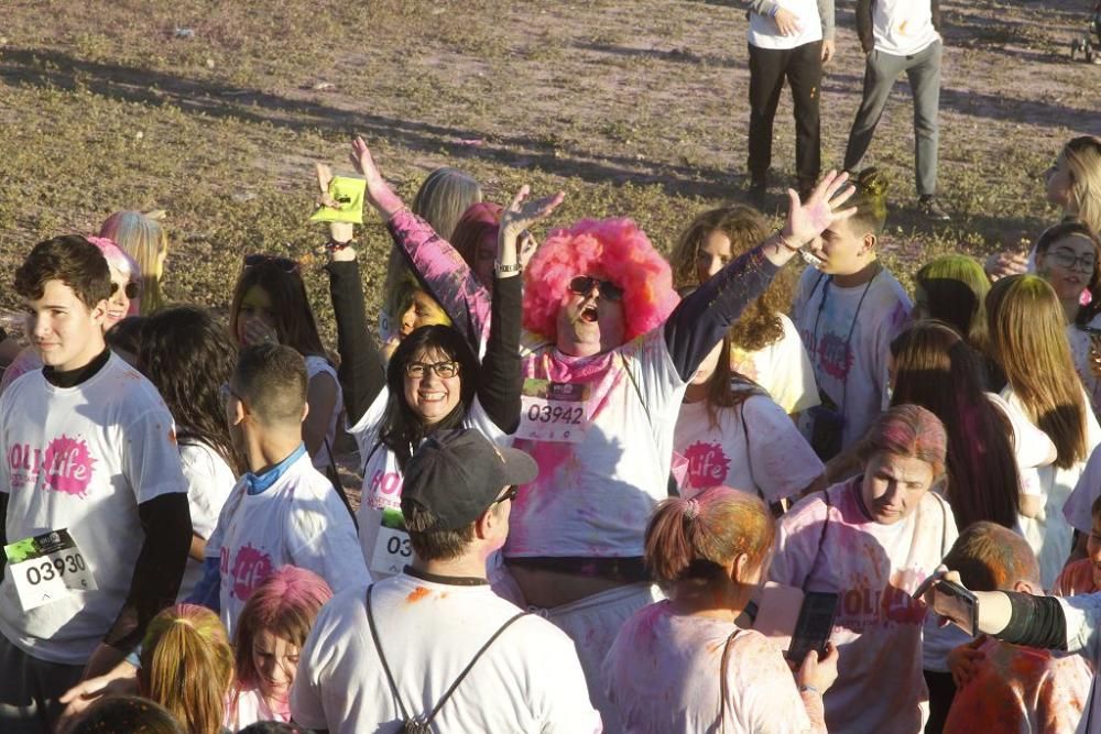 Sexta edición de la Holi Run en Cabezo de Torres