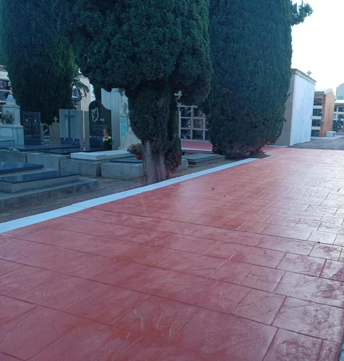 Trabajos de hormigón impreso.