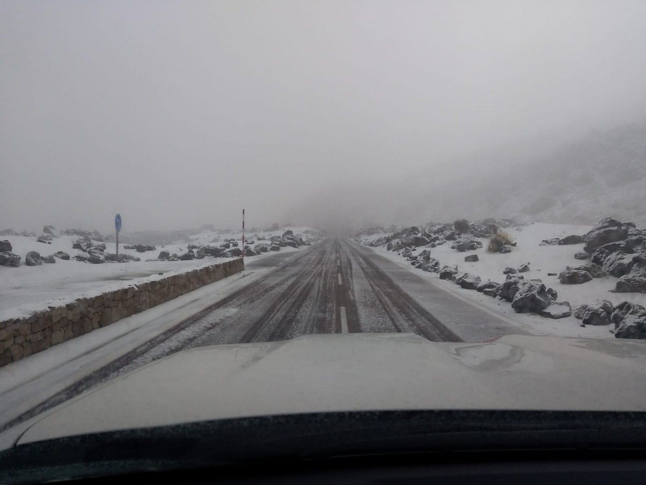 Nieve en El Teide (11/02/23)