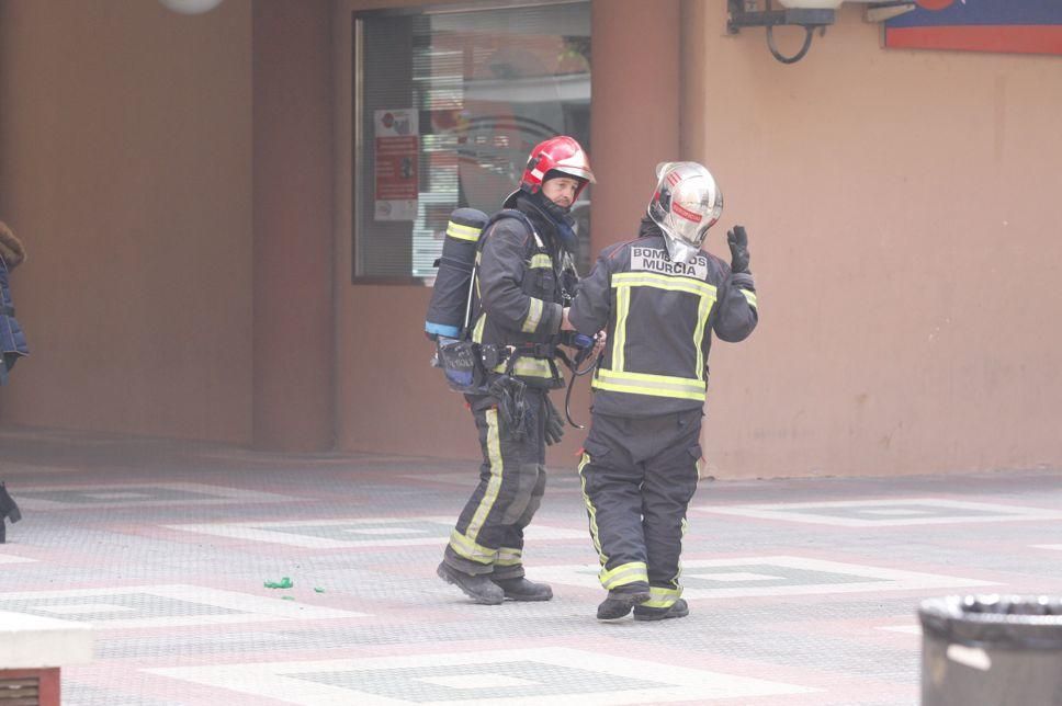 Incendio en una casa en San Antón