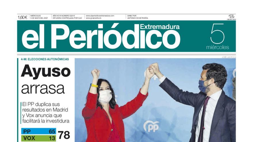 Consulta la portada correspondiente al día 5 de mayo del 2021