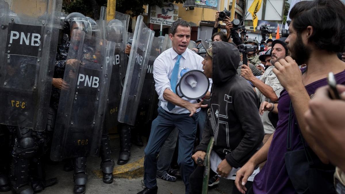 El líder opositor venezolano Juan Guaidó.