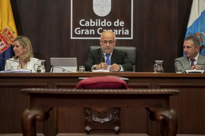 22.06.19. Las Palmas de Gran Canaria. El Cabildo de Gran Canaria celebra el pleno de constitución de la nueva corporación, con Antonio Morales como presidente, al haber sido el candidato más votado. Foto Quique Curbelo  | 22/06/2019 | Fotógrafo: Quique Curbelo