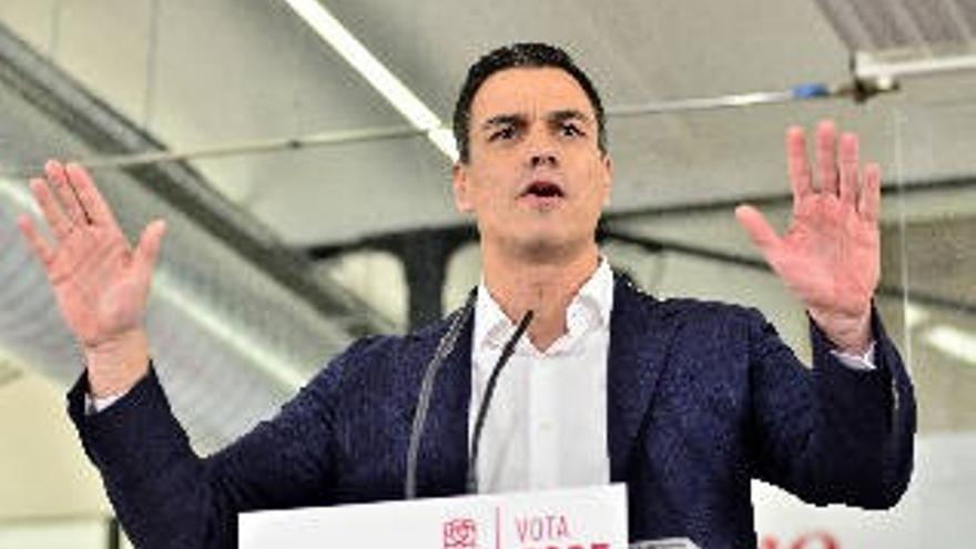 Pedro Sánchez hace un llamamiento al voto útil