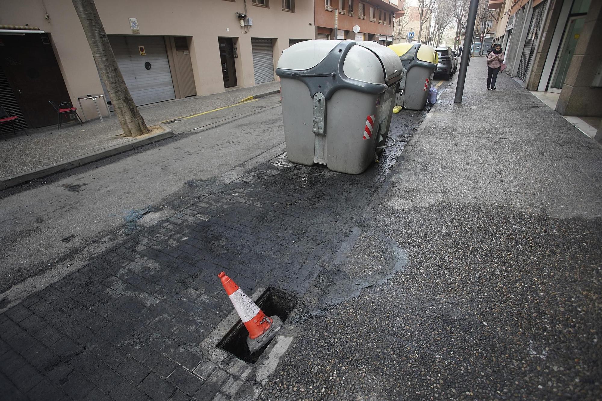 Nova onada d'incendis de contenidors a Girona