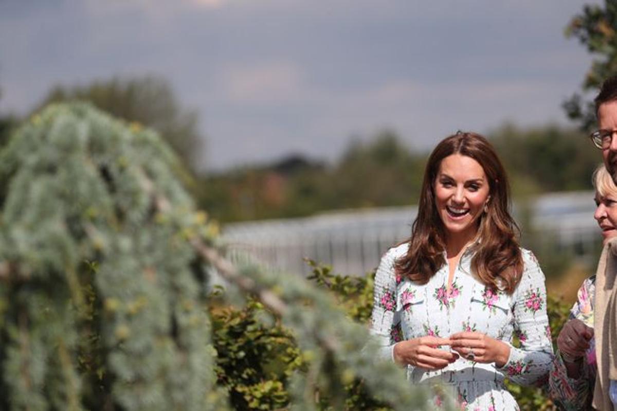 Kate Middleton, floral en el jardín botánico de Wisley