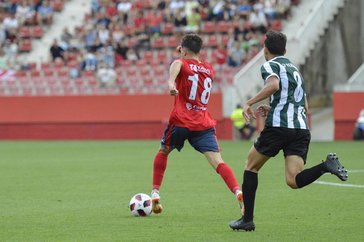 Pep Chavarría en su etapa en el Olot