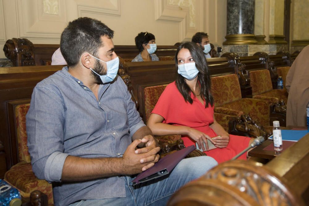 Pleno municipal en A Coruña (30/07/2020)