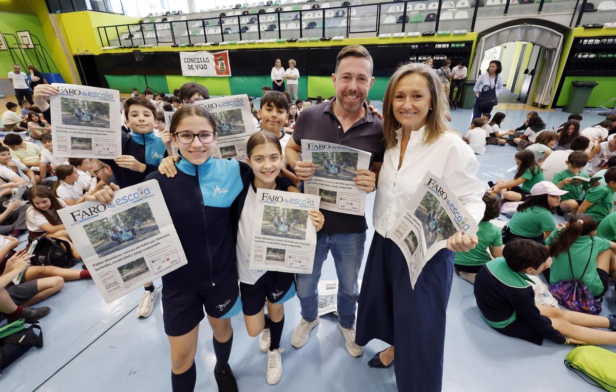 XI Premios «FARO DA ESCOLA» 2026: cientos de pequeños aprendices de periodismo en Navia