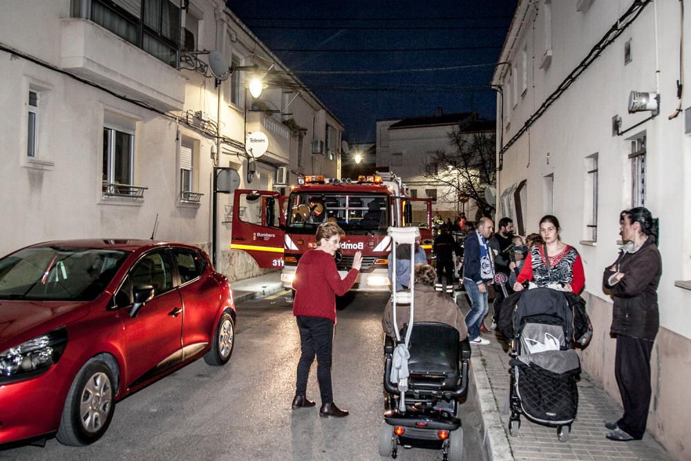 Incendio en una vivienda en el barrio de Batoy