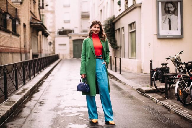 Street style parisino y multicolor