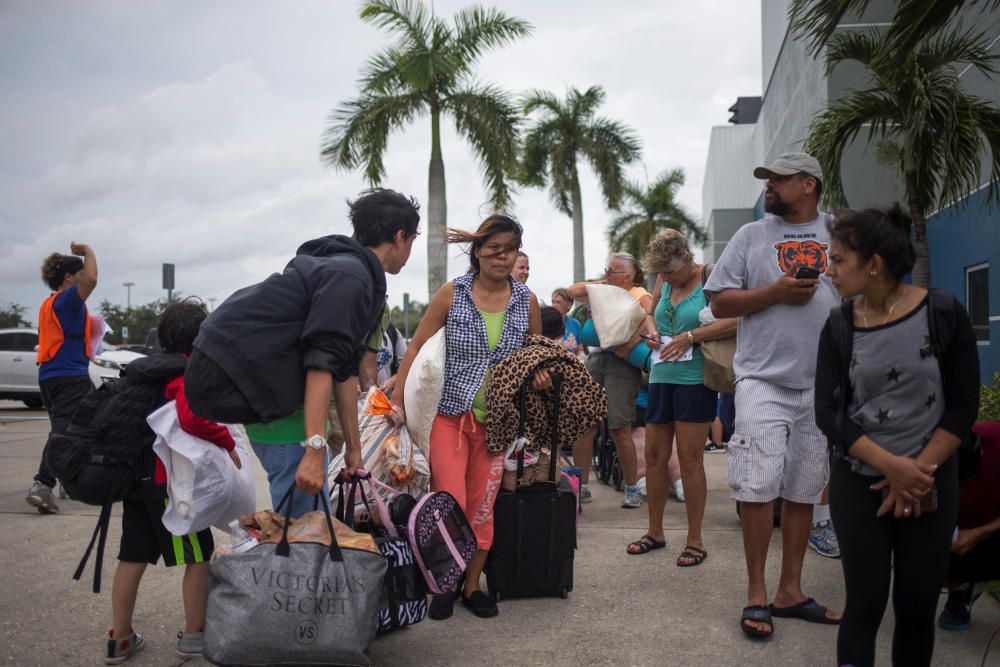 El paso del huracán Irma por Florida