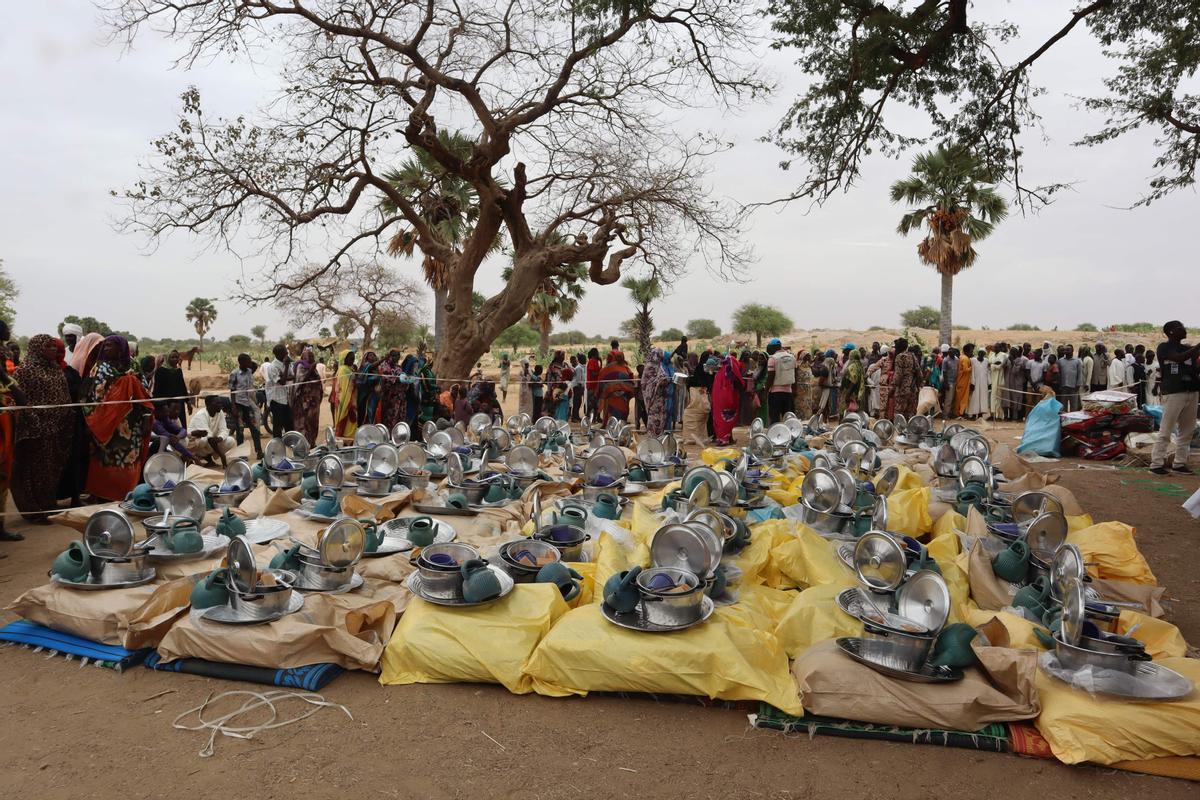 Éxodo de refugiados sudaneses hacia El Chad