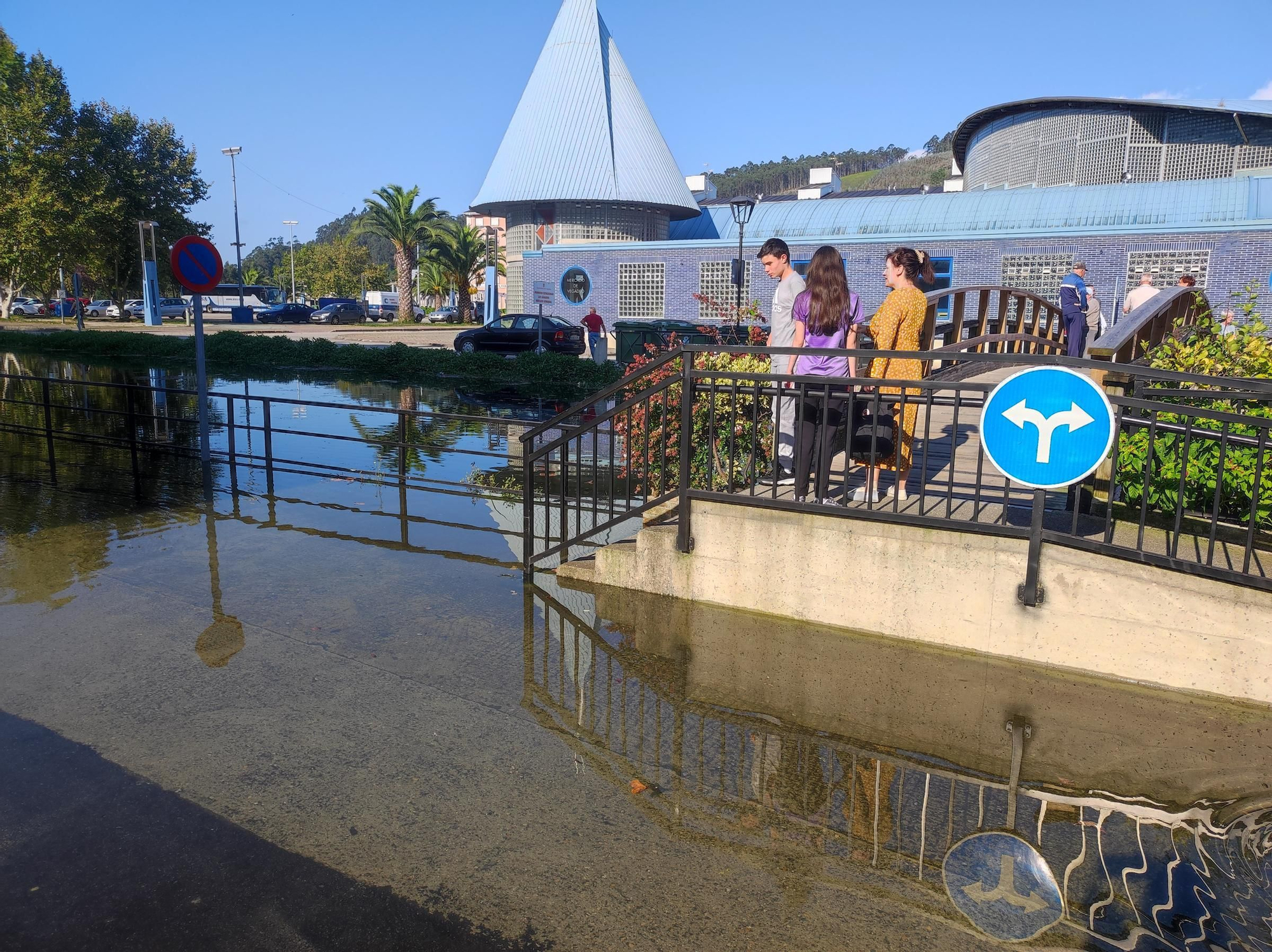 En imágenes: El efecto de las mareonas en Vegadeo, Navia y Luarca