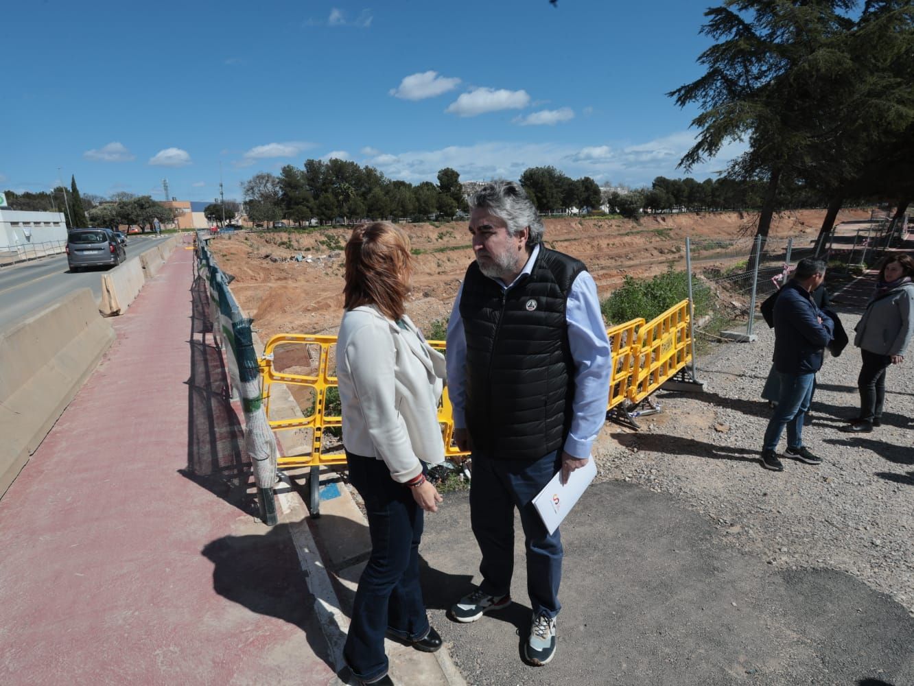 El presidente del CSD, José Manuel Rodríguez Uribes, visita el polideportivo de Picanya