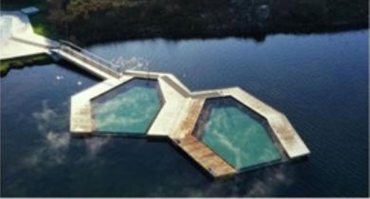 Montaje de piscinas en el Puerto incluido en una de las propuestas de los Presupuestos Participativos.