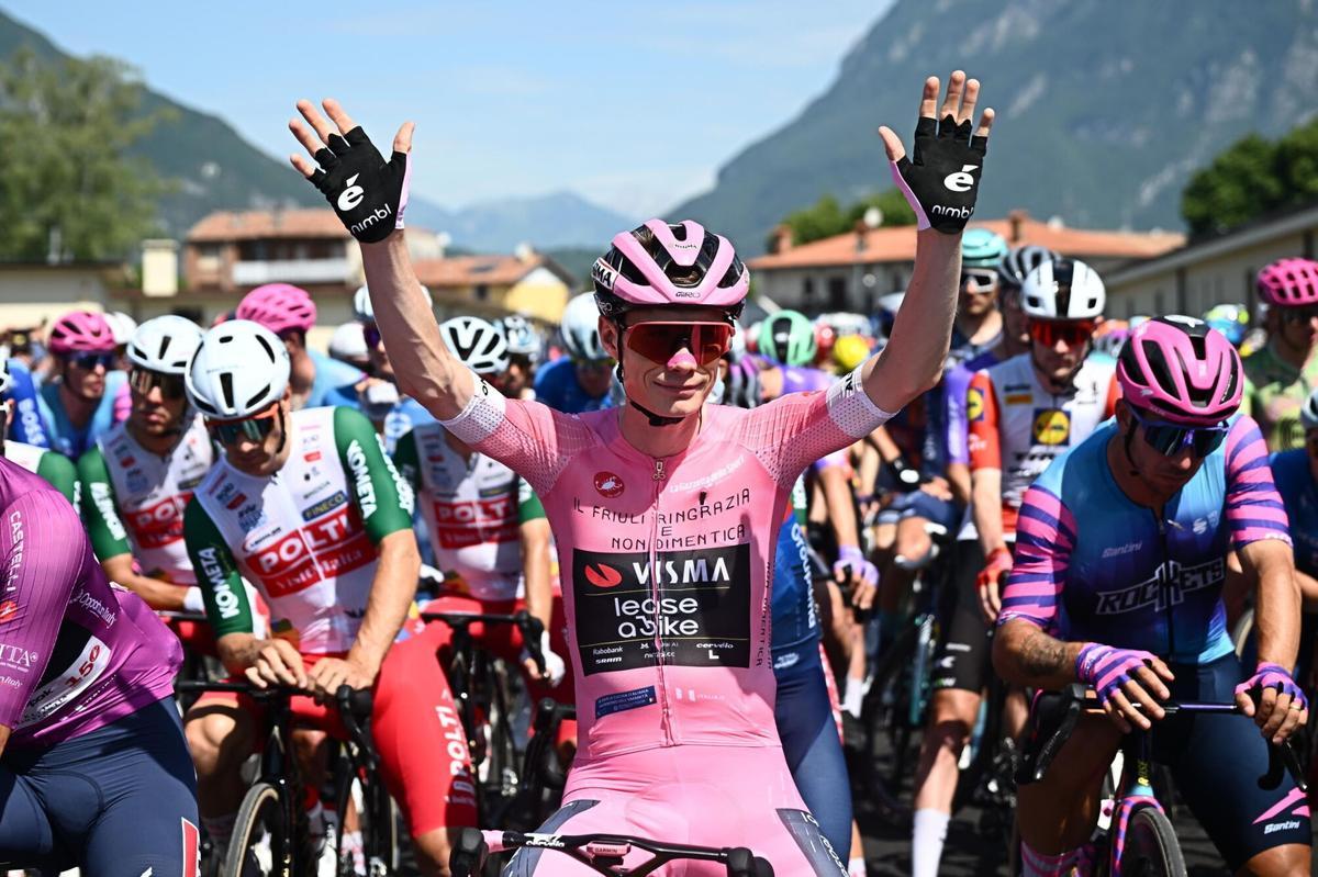 Las mejores imágenes de la 20ª etapa del Giro de Italia.