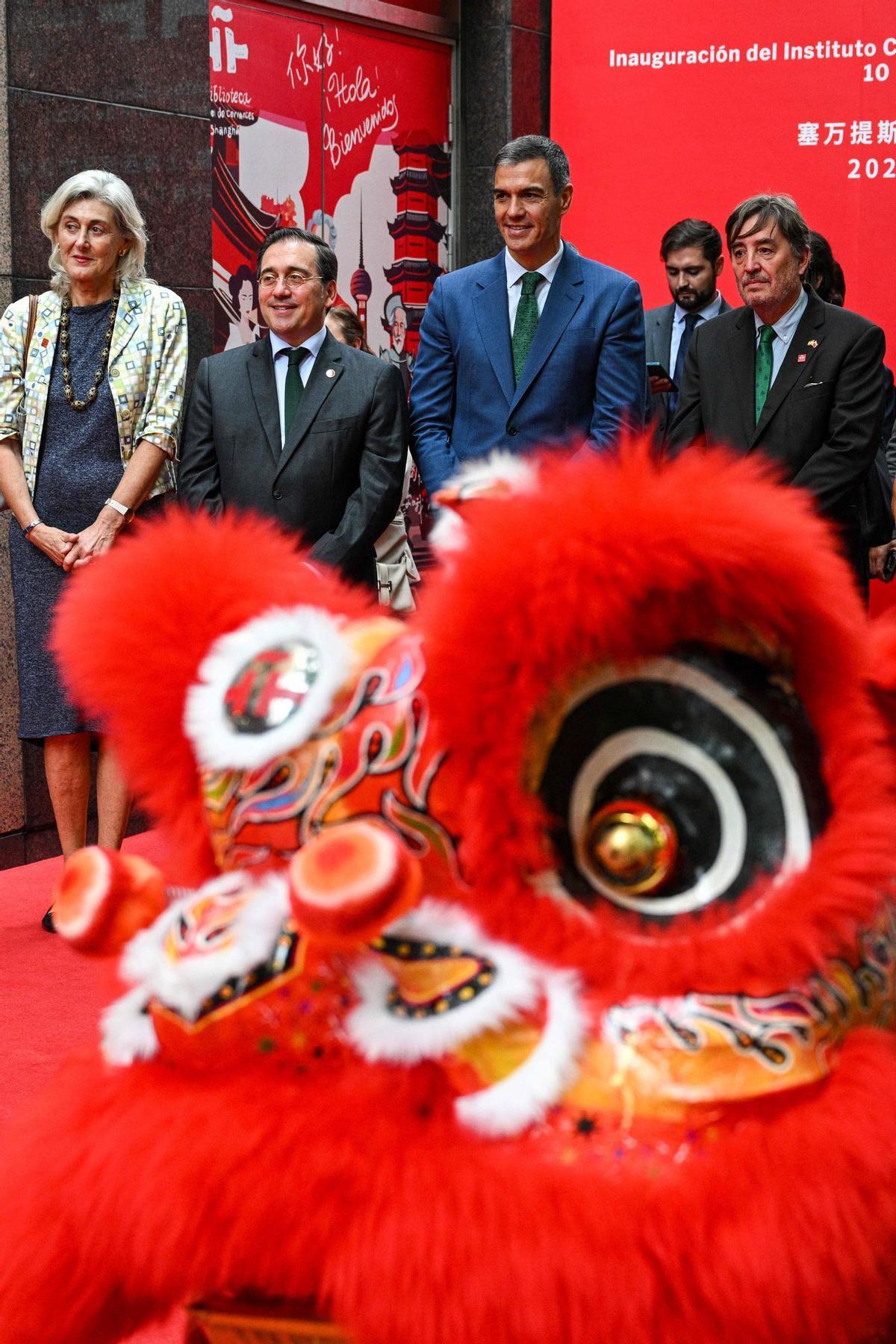 Pedro Sánchez inaugura el Instituto Cervantes de Shanghái