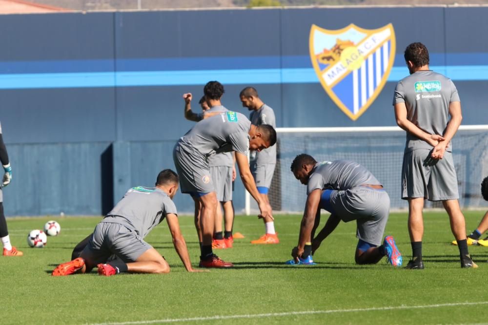 Entrenamiento de la selección de Costa Rica en Málaga