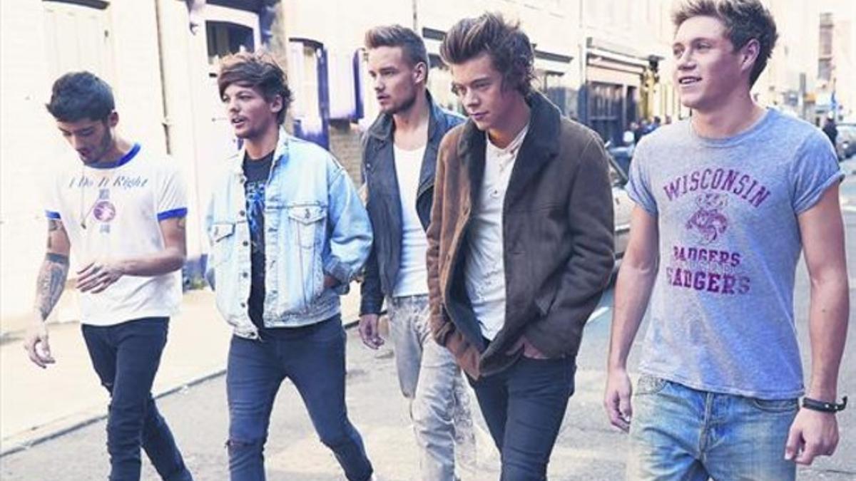 La 'boy band' One Direction, en una fotografía promocional de su último disco.