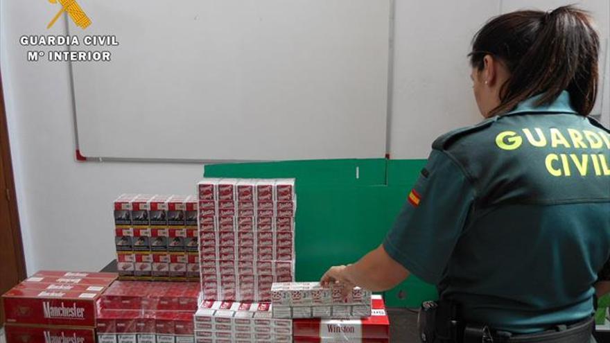 Intervenidas 500 cajetillas de tabaco de contrabando