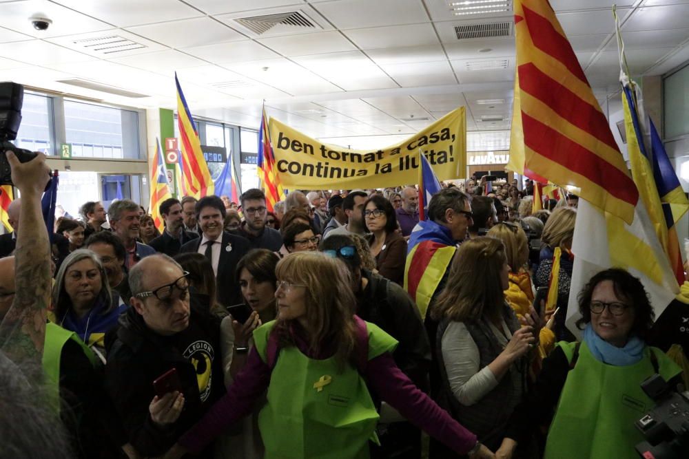 Arribada de Jami Matamala a Girona