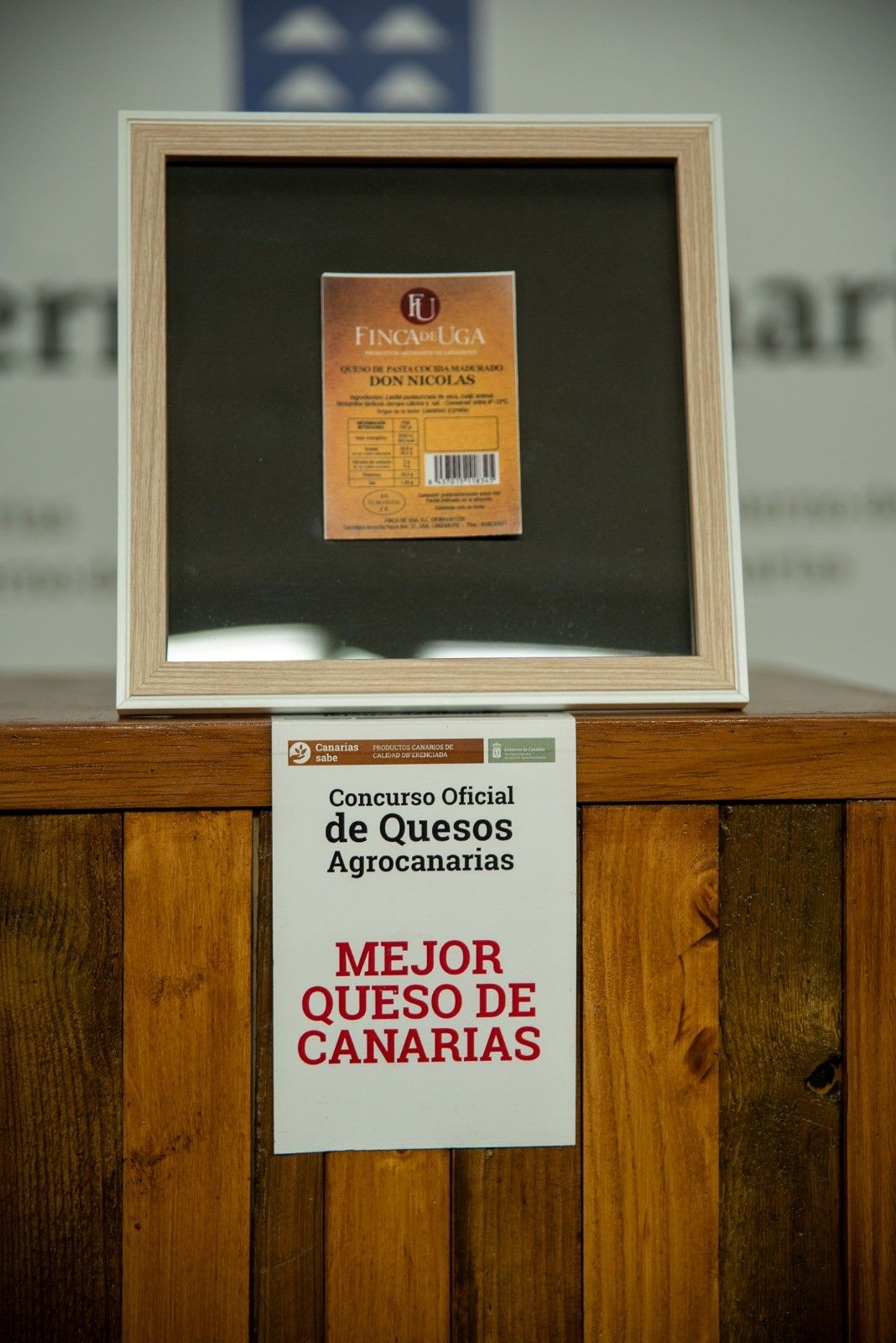 Mejor queso de Canarias en el Concurso Oficial de Quesos Agrocanarias 2023.