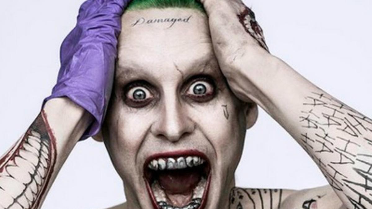 Jared Leto caracterizado de Joker.