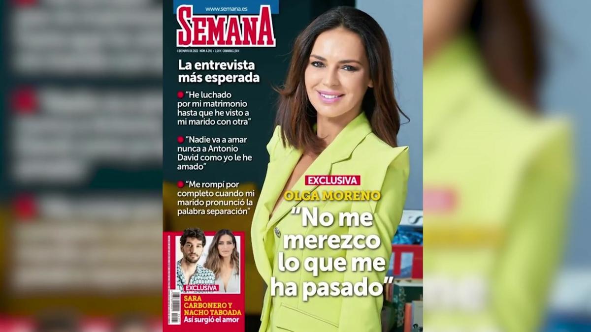 Olga Moreno confiesa que no se merece lo que le ha pasado en su relación con con Antonio David