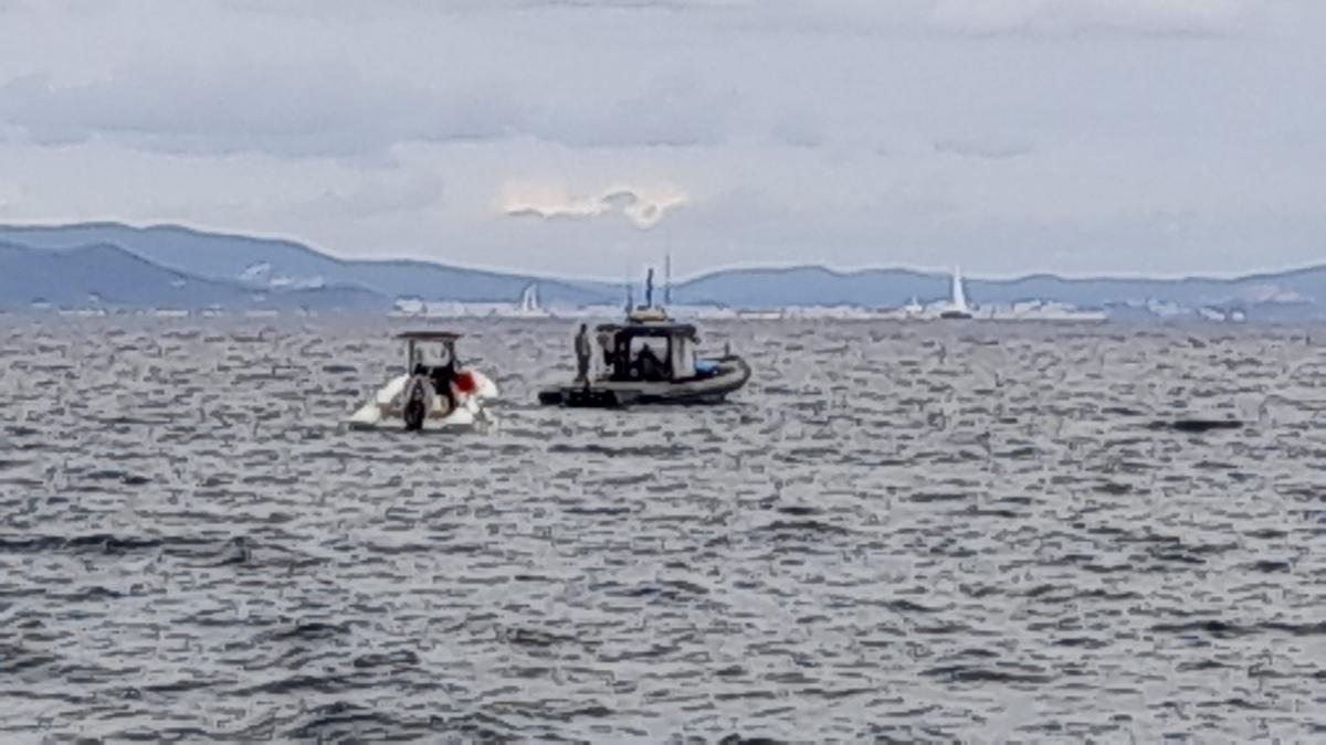 La zona de Formentera donde ha chocado la lancha.