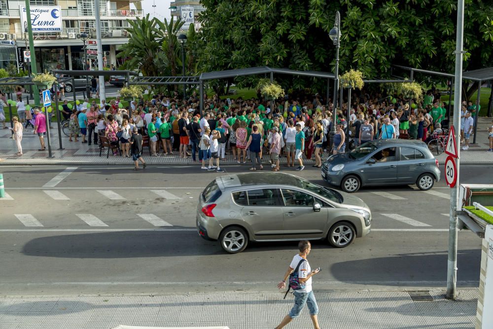 Manifestación de las limpiadoras de hotel en Benid