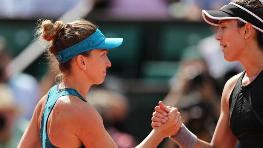 Halep deja a Muguruza sin final en Roland Garros