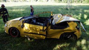 Mueren cuatro jóvenes en un accidente de tráfico en Salamanca.