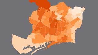 Los barrios más y menos independentistas en las elecciones municipales de Barcelona