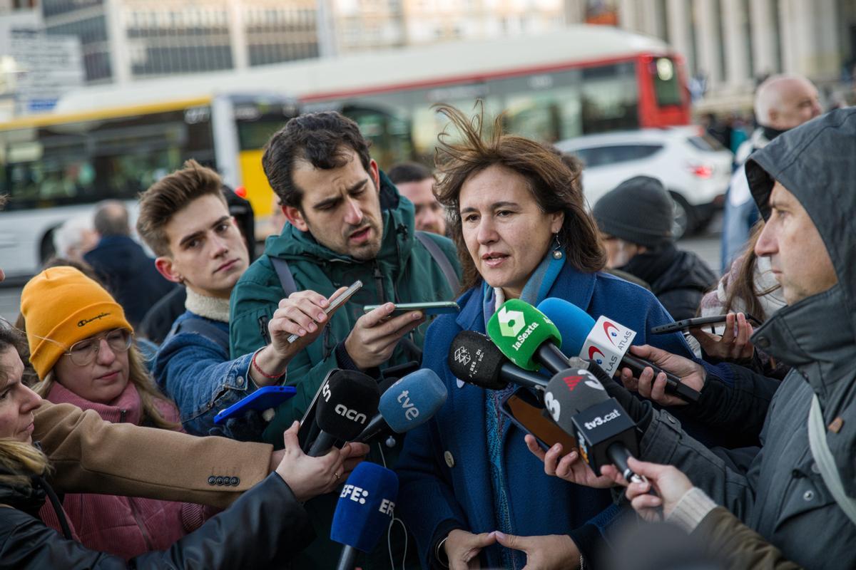 Protestas por la celebración de la cumbre España-Francia en Barcelona