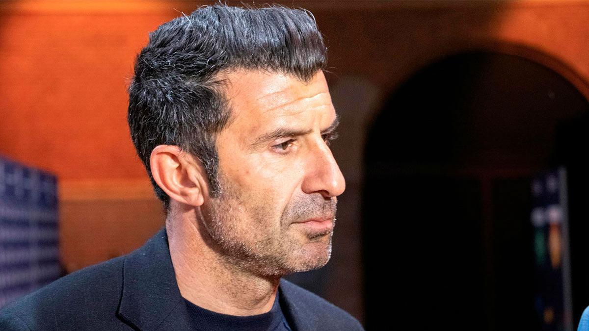 El último partido de Figo en el fútbol español