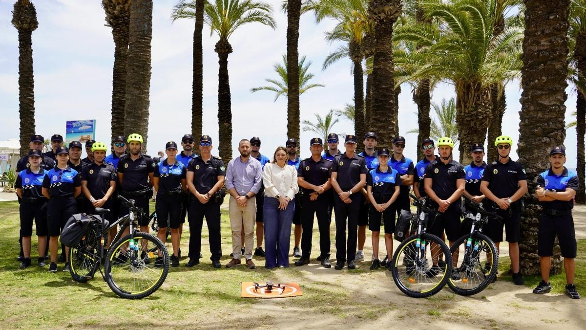La Policía Local de Torremolinos incorpora una unidad de bicicletas.