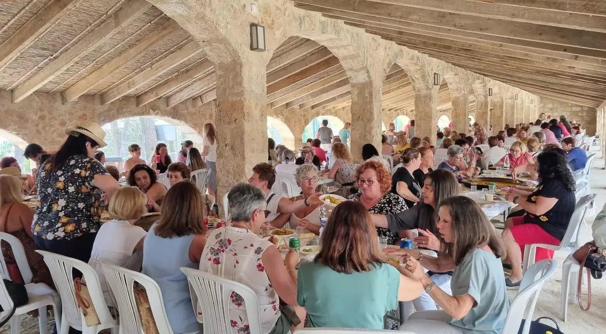 El riurau d'Arnauda de Xàbia durante un encuentro de asociaciones