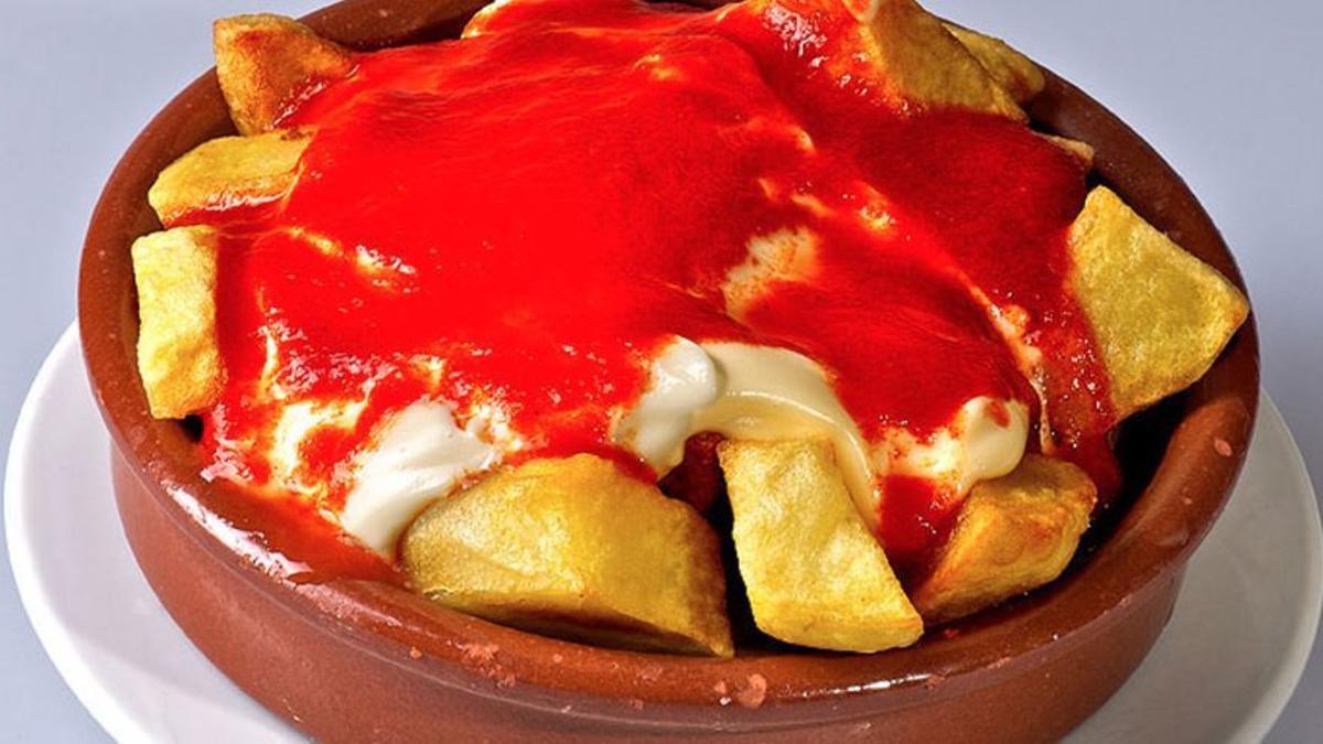 Patatas bravas del Bar Jubera de Logroño.