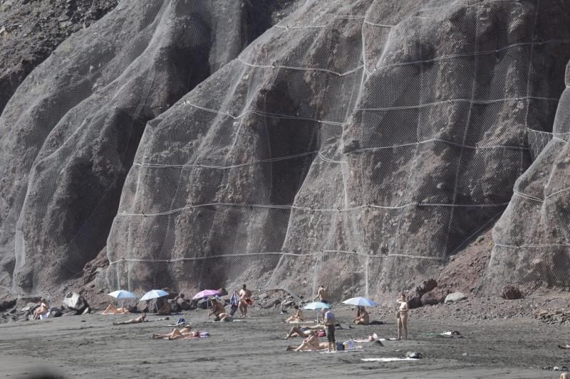 Zonas con riesgos de desprendimiento en Tenerife