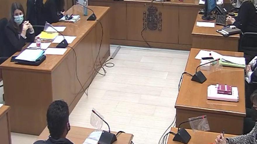 Un dels acusats declarant durant el judici a l&#039;Audiència